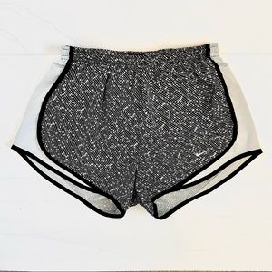 Nike Athletic Shorts, Black and White, Dri-Fit, Size S (women’s)